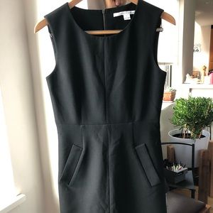 DVF Black A-Line Dress